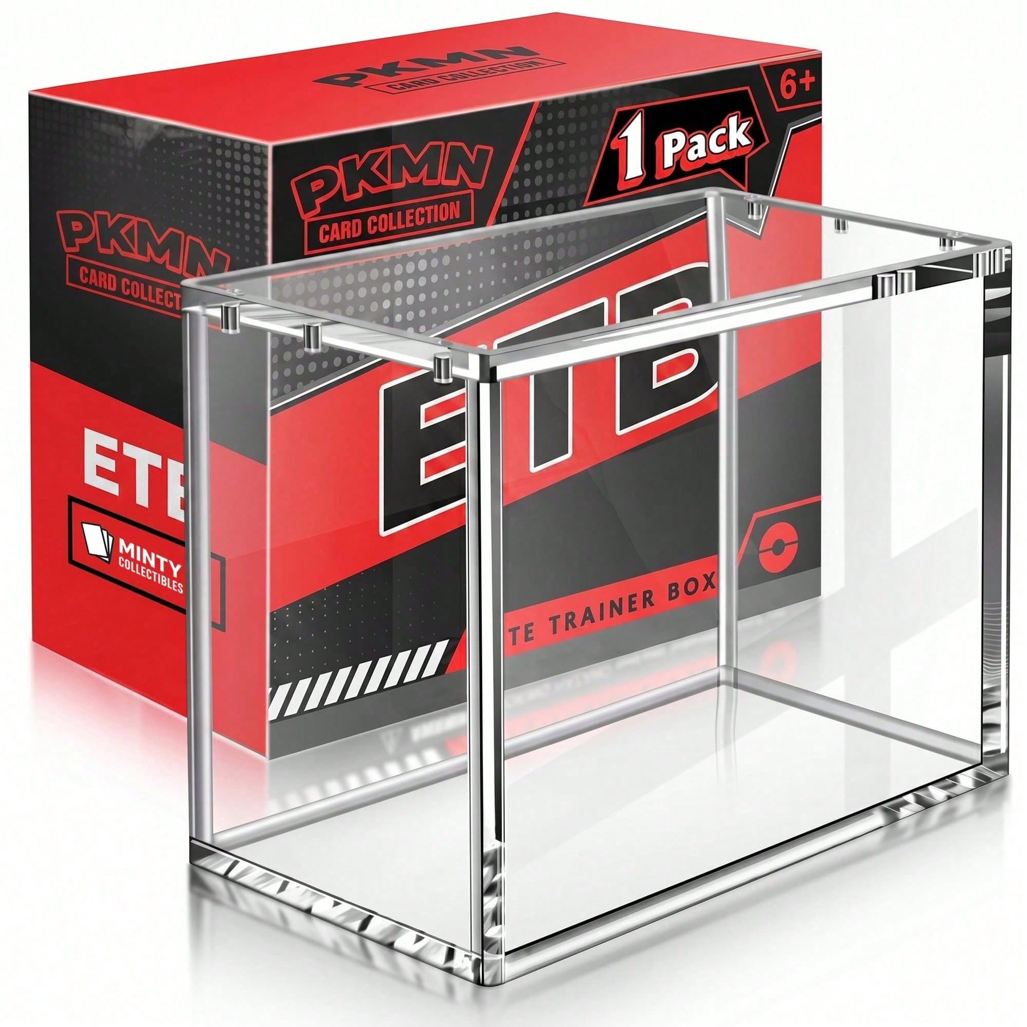 Display Case Acrylic - Przezroczysta magnetyczna akrylowa gablota ETB, podstawa